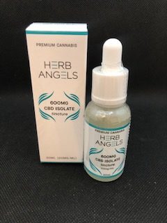 Herbs Angels 600mg CBD Isolate Tincture $40